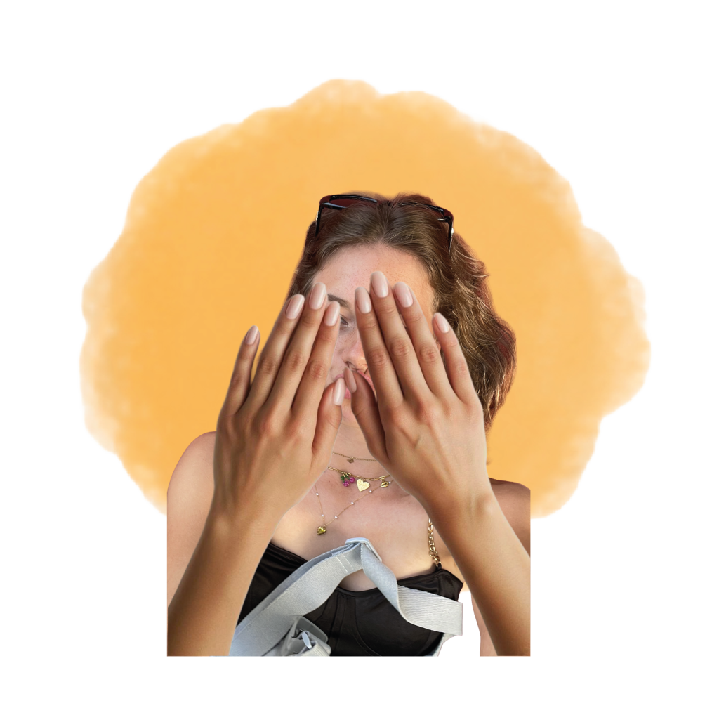 foto met handen oranje